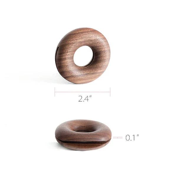 Wooden Donut Bag Clips - Eco Friendly Plastic Free