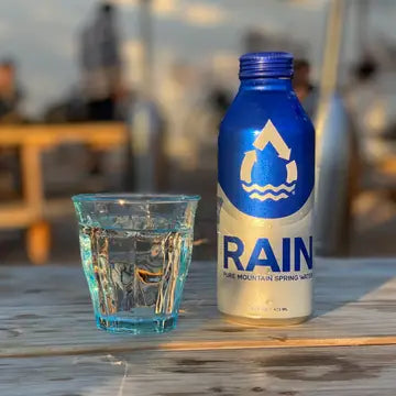Rain 16oz Aluminum Bottled Spring Water (24pk)